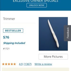 Cutco Trimmer Pearl Handle